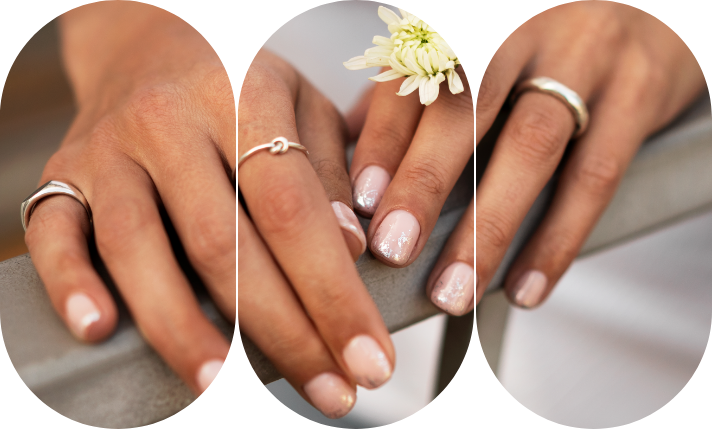 Professional nail technician working on client at Krazy Nail & Spa